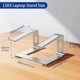 thumbnail image 4 of BESIGN LS03 Aluminum Laptop Stand, Ergonomic Detachable Computer Stand, Notebook Riser, Laptop Mount Compatible with Air, Pro, , ,  More 10-15.6" Laptops, Silver, 4 of 9