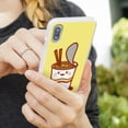 thumbnail image 3 of Ramen Powered Noodle Soup Chopsticks Protective Slim Fit Hybrid Rubber Bumper Case Fits Apple iPhone X, 3 of 3