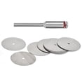 thumbnail image 1 of Accesorios para amoladoras eléctricas, 10 piezas de discos de corte de hojas de sierra para herramientas rotativas Características de los discos de hojas de sierra de corte de vanguardia, 1 of 9