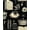 Black/Beige, variant on Butterfly Contact Paper Floral Wallpaper Renter Friendly Wallpaper for Bedroom Bathroom Cabinet Countertop Removable Dark Purple 17.5 x 78.5In