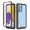 Black, variant on SaniMore for Samsung Galaxy A72 Case, Rugged PC Back & TPU Bumpers Two-Layer Structure Transparent Cover with PET Screen Protector Shockproof Protective Shell for Samsung A72, Black