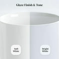 thumbnail image 7 of 10 OZ Small Dessert Bowls - 4.5" Ceramic Cereal Bowls Set of 8 - Porcelain Off-White Bowl for Side Dishes, Rice, Ice Cream, Oatmeal, Fruit, Soup - Dishwasher & Microwave Safe, 7 of 7