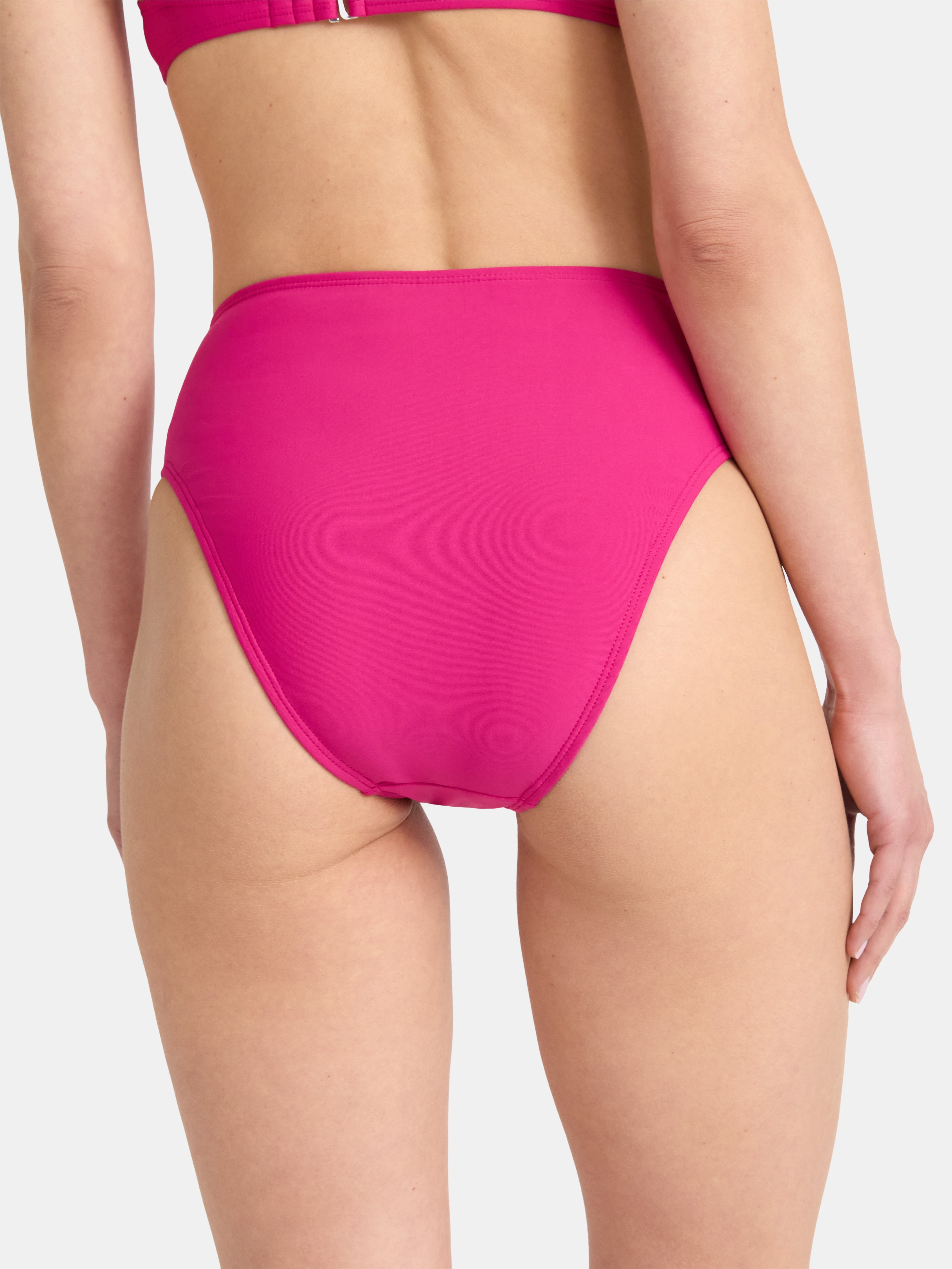 No Boundaries High Waist Cheeky Bikini Bottoms, Women’s