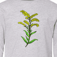 thumbnail image 4 of Inktastic Solidago Goldenrod Wildflowers Long Sleeve Youth T-Shirt, 4 of 5