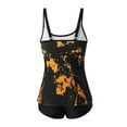 thumbnail image 6 of Coduop Tankini for Women Floral Print Tankini Tops High Waist Shorts Bathing Suits, 6 of 7