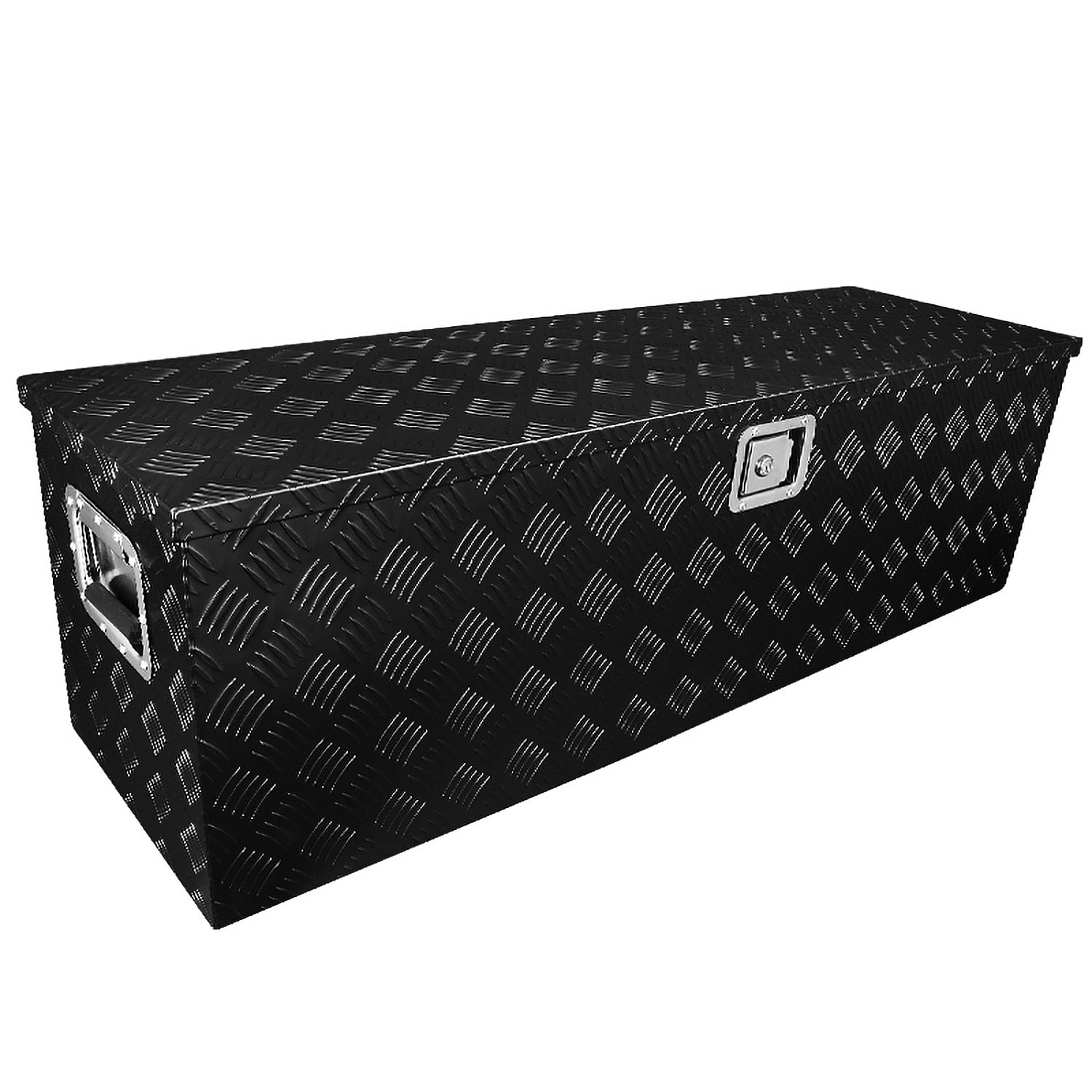 SpecD Tuning 49x15x15 Truck Pickup Bed Utility Chest Aluminum Tool Box