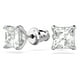thumbnail image 2 of Pendientes cuadrados Swarovski Attract con cristales transparentes, 2 of 6