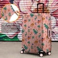 thumbnail image 4 of Pink Colorful Dinosaurs Pattern Luggage Cover Fashion Suitcase Cover Baggage Covers Fit 25-28 Inch Luggage (Go Travel), 4 of 5