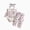 H233-White, variant on masbird Newborn Baby Girl Outfits Rib Knit Ruffle Romper with Pants and Headband Set 3Pcs Fall Winter Clothes 0 3 6 12 18 24 Months,Pink,0-3 M