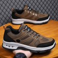 thumbnail image 5 of Yindaity Hiking Shoes Men Waterproof Lightweight Non Slip Work Shoes for Men Outdoor Sports Walking Shoes Casual Sneaker Khaki,9, 5 of 6