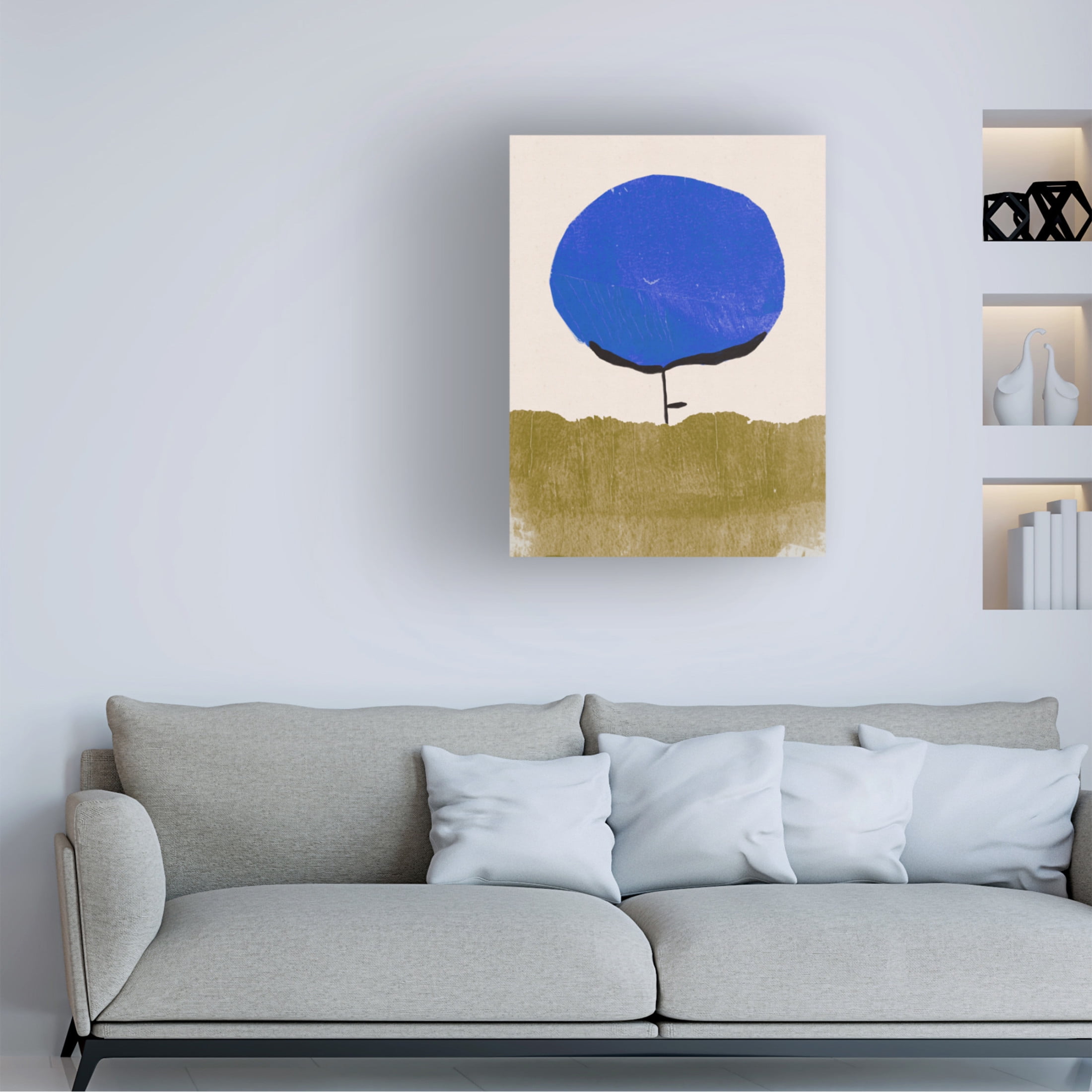 Trademark Fine Art Alisa Galitsyna Blue Flower Canvas Wall Art