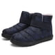 thumbnail image 1 of Zapatos Planos para Caminar Mujer Antideslizantes Forrados de Felpa para Viajes al Aire Libre (45) Azul, 1 of 8