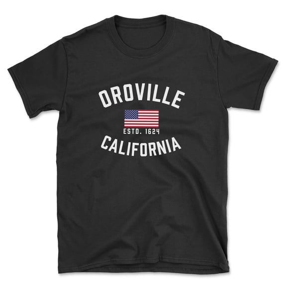 Oroville California Patriot Men's Cotton T-Shirt
