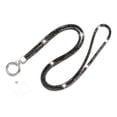 thumbnail image 1 of Glitter Keychain Bling Bling Bright Rhinestone Phone Lanyard Diamond Crystal Anti-lost Rope Chain Straps Hanging Cord black-silver, 1 of 6
