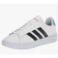 thumbnail image 1 of Adi-das Men’s Grand Court Alpha White Blue Rush, Size 11 US, 1 of 6