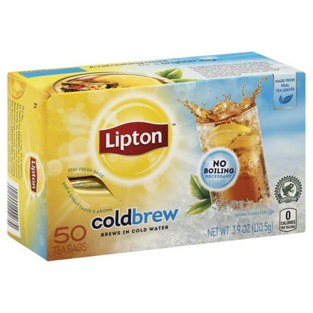 Lipton Cold Brew Black Iced Tea Bags 50 Ct Lipton Cold Brew Black Iced Tea Bags 50 Ct