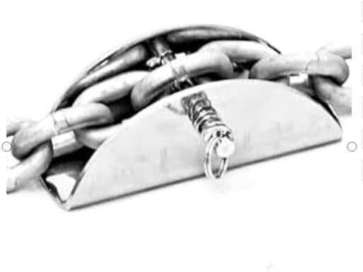 ABCISI 316 Stainless Steel Anchor and Chain Lock Stopper Bracket for 5/16" Chains or Shackles up to 70 lbs, Marine Yacht Kayak Parts Accessories
