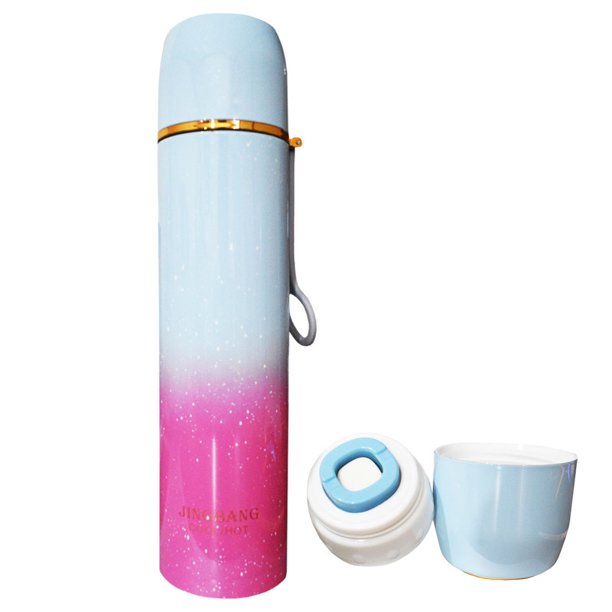 Termo de Acero Inoxidable Importacion 600 ml Rosa