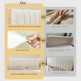 thumbnail image 3 of Velvet Bed Headboard Cover Queen King Full King Size Headboard Slipcover Quilted Thicken Dustproof Protector Cover for Bedroom Decor Washable (150cm/59in) Light Gray, 3 of 7