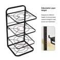thumbnail image 4 of Organizador de ollas de 4 niveles estante de cocina moderno altura ajustable compacta para debajo del gabinete para olla a presión ANGGREK Otros, 4 of 8
