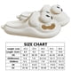 thumbnail image 4 of Pantuflas para perro con ojos grandes, antideslizantes, ligeras, regalos para hombres y mujeres (blanco 40-41), 4 of 8