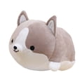 thumbnail image 2 of Lindo perro Corgi de peluche de felpa que acompaña el juguete para dormir, regalos decorativos para el hogar para adultos, adolescentes, niños, niñas , gris Hugo Muñeco de peluche de nutria, 2 of 10