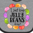 thumbnail image 4 of Inktastic I Just Love Jellybeans, Okay? Easter Candy Boys or Girls Baby Bib, 4 of 4