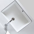 thumbnail image 4 of MEJE #T2014-19.5 Inch Rectangle Undermount Bathroom vessel Sink, Ceramic Lavatory Vanity Sink, White…, 4 of 10