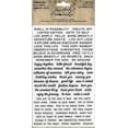 thumbnail image 2 of (5 pack) Idea-Ology Remnant Rubs Rub-Ons 4.75"X7.75" 2/Pkg-Tiny Text, 2 of 3