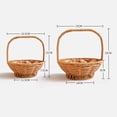 thumbnail image 2 of ELAYARD Chocolate Woven Poly Cord Multi-Purpose Storage Basket 1 Piece Plastic Organizer for Home Use, 2 of 8