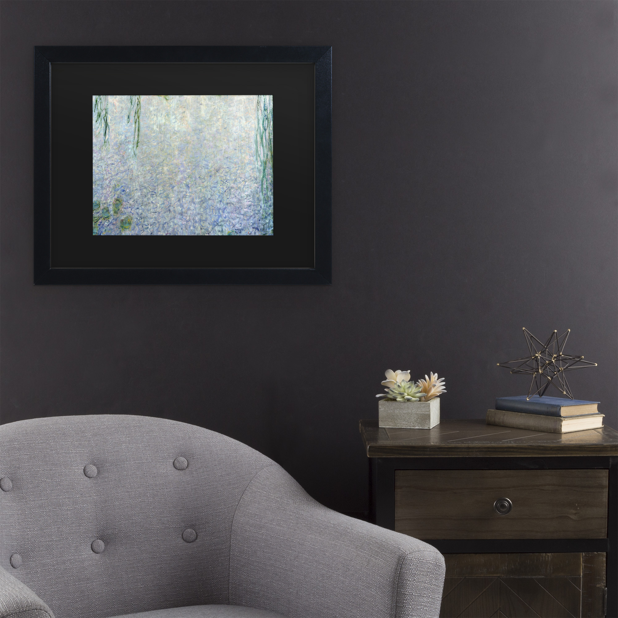 Trademark Fine Art 'Waterlillies Morning II' Canvas Art by Claude Monet