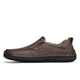 thumbnail image 6 of Men's Casual On Loafers Comfortable Leather Flat Shoes For Daily Wear With Jeans All Season Non Sole Lightweight Breathable, 6 of 8