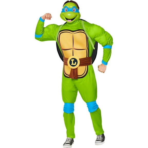 InSpirit Designs, LLC TMNT Leonardo Classic Deluxe Adult Costume | Large Male