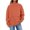 CJ11_Orange, variant on Mock Neck Sweatshirt Women Comfort Oversized Sweatshirts Long Sleeve Pullover Turtleneck Tops Fall Winter Sweatshirt Orange S
