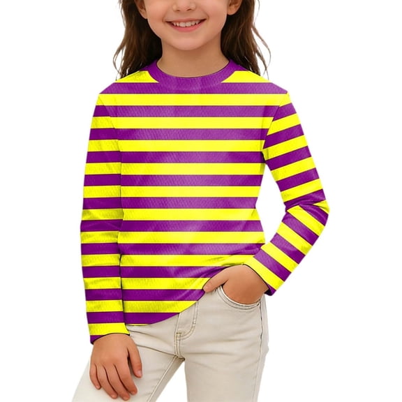 HIPYLO Top Christmas Gifts 2025 for Kids Teenage Girl Tops Girls Dance Tops Yellow Shirts Cute Shirts for Teen Girls Soccer Clothes for Girls Size, Yellow 14-15 Years