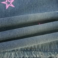 thumbnail image 3 of UQJfacai Girl's Wide Leg Jeans Fashion Star Print Baggy Jeans Casual Elastic Waist Loose Denim Pants with Pockets 5-15 Years, 3 of 5