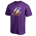 thumbnail image 2 of Men's Purple Los Angeles Lakers Gradient Logo T-Shirt, 2 of 4