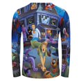 thumbnail image 3 of Scooby Doo Men's Graphic T Shirts Long Sleeve Printed Tee Tops Autumn Casual T-Shirt Fall Clothes 2XL, 3 of 6