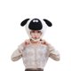 thumbnail image 1 of Gorro de disfraz de cosplay de oveja negra de peluche para adultos, 1 of 3