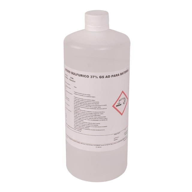 Liquido activador Acido para bateria de moto 0.37 Generico blanco