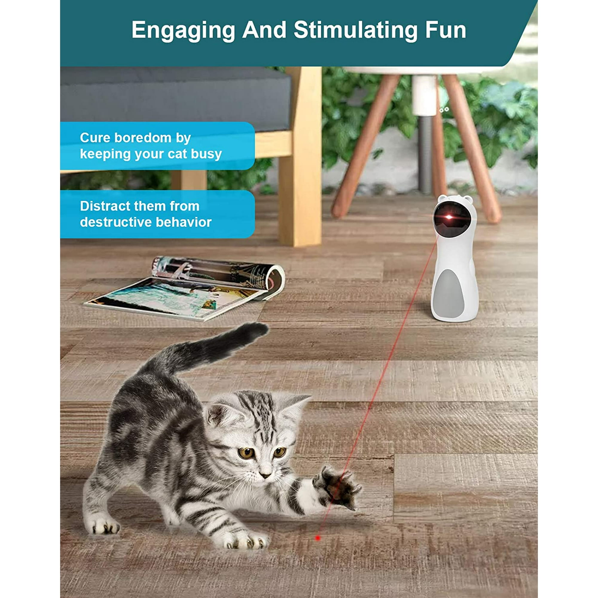 Motion activated laser cat toy online