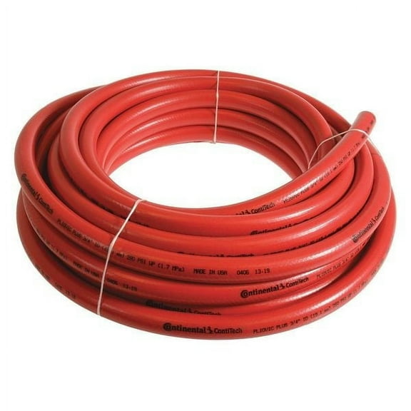 Continental Air Hose,3/4" ID x 200 ft.,Red PLR07525-200