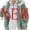 Green, variant on Women Plus Size Winter Warm Loose Plush Zip Hooded Jacket Coat