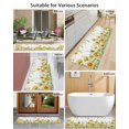 thumbnail image 4 of Summer Floral Front Door Mat Watercolor Rustic Farmhouse Sunflower Eucalyptus Leaves Welcome Doormat Indoor Outdoor Entrance Floor Mat Non-Slip Washable Runner Rug for Front Porch Decor 18x60 Inch, 4 of 6