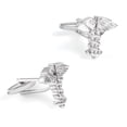 thumbnail image 1 of Cuff Links Generic Silver Tone Caduceus para hombre, 1 of 2