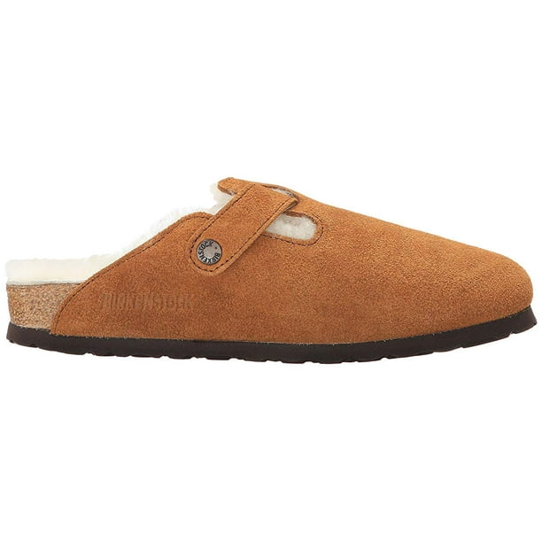 Birkenstock - Birkenstock Boston Shearling Mink Suede - Walmart.com ...