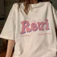 thumbnail image 3 of Camiseta gótica Retro de manga corta para mujer, camisetas de gran tamaño, Tops holgados de verano, versión coreana, Top estético Harajuku Y2k, 3 of 5