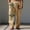 Khaki, variant on WXLWZYWL Mens Casual Baggy Pants Yoga Harem Pants Lounge Pants Drawstring Men Women, with 2 Big Pockets