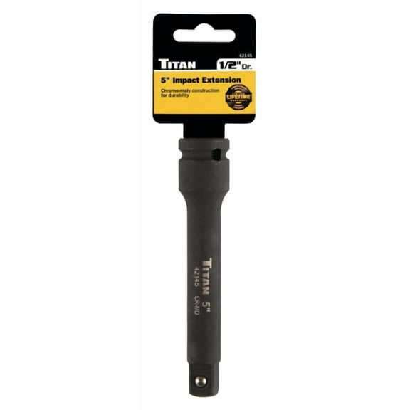 Titan 42145 5-Inch Impact Socket Extension Bar 1/2-Inch Drive