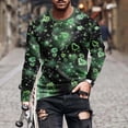 thumbnail image 2 of Stamzod Men Clothes Clearance Long Sleeve Tshirts Men Streetwear Shirts For Men Heart Digital Print Pullover Men Shirts Graphic Tees, 2 of 5